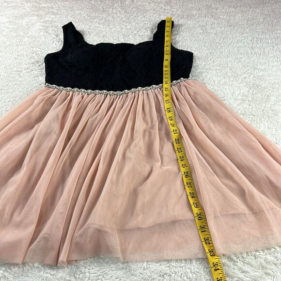 Jodi Kristopher tulle and lace cocktail party dress, size 13 - Picture 4 of 9